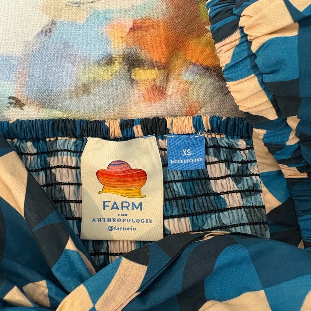 Farm Rio Multicolor Geometric Print Dress - Picture 3 of 3